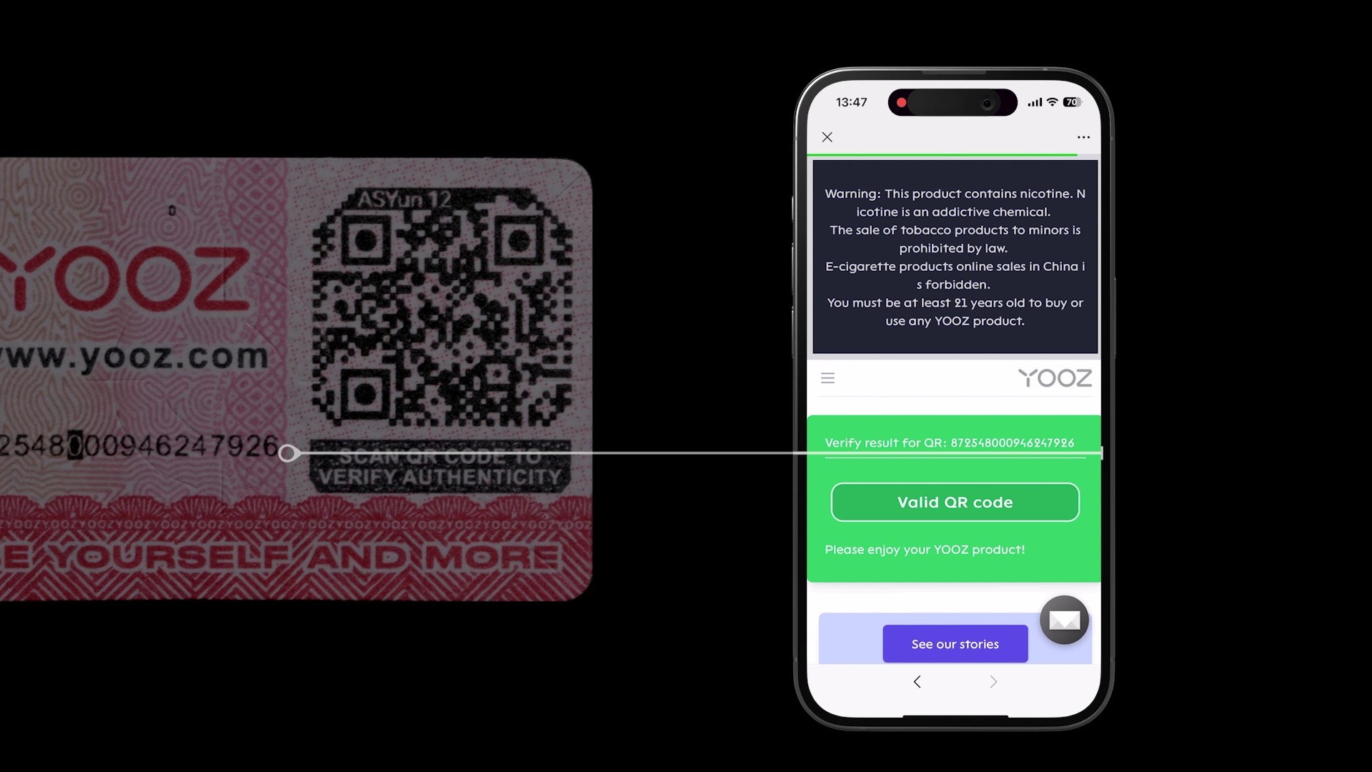 YOOZ柚子电子烟真假验证