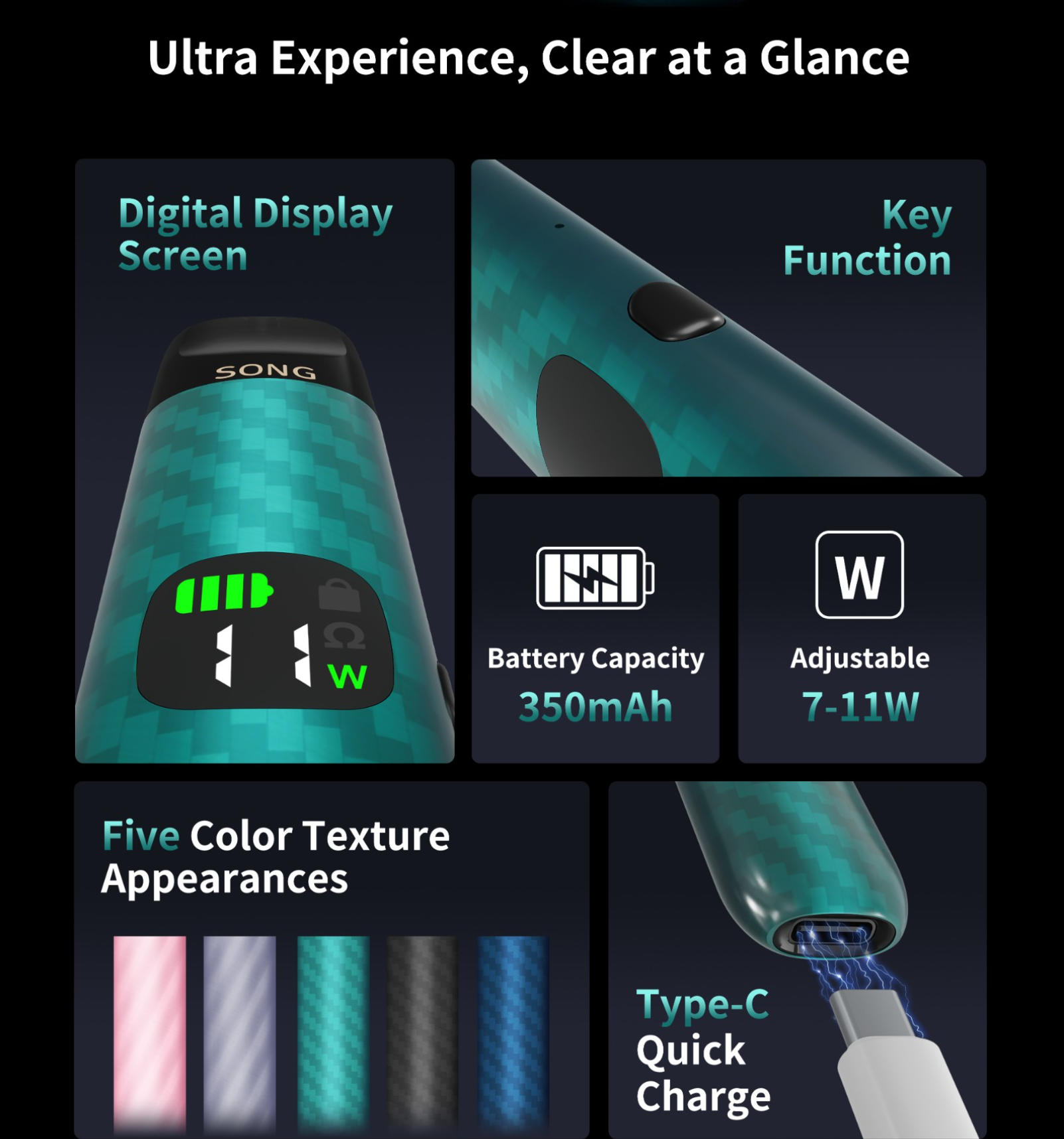 SONG崧B11魅影系列烟杆参数