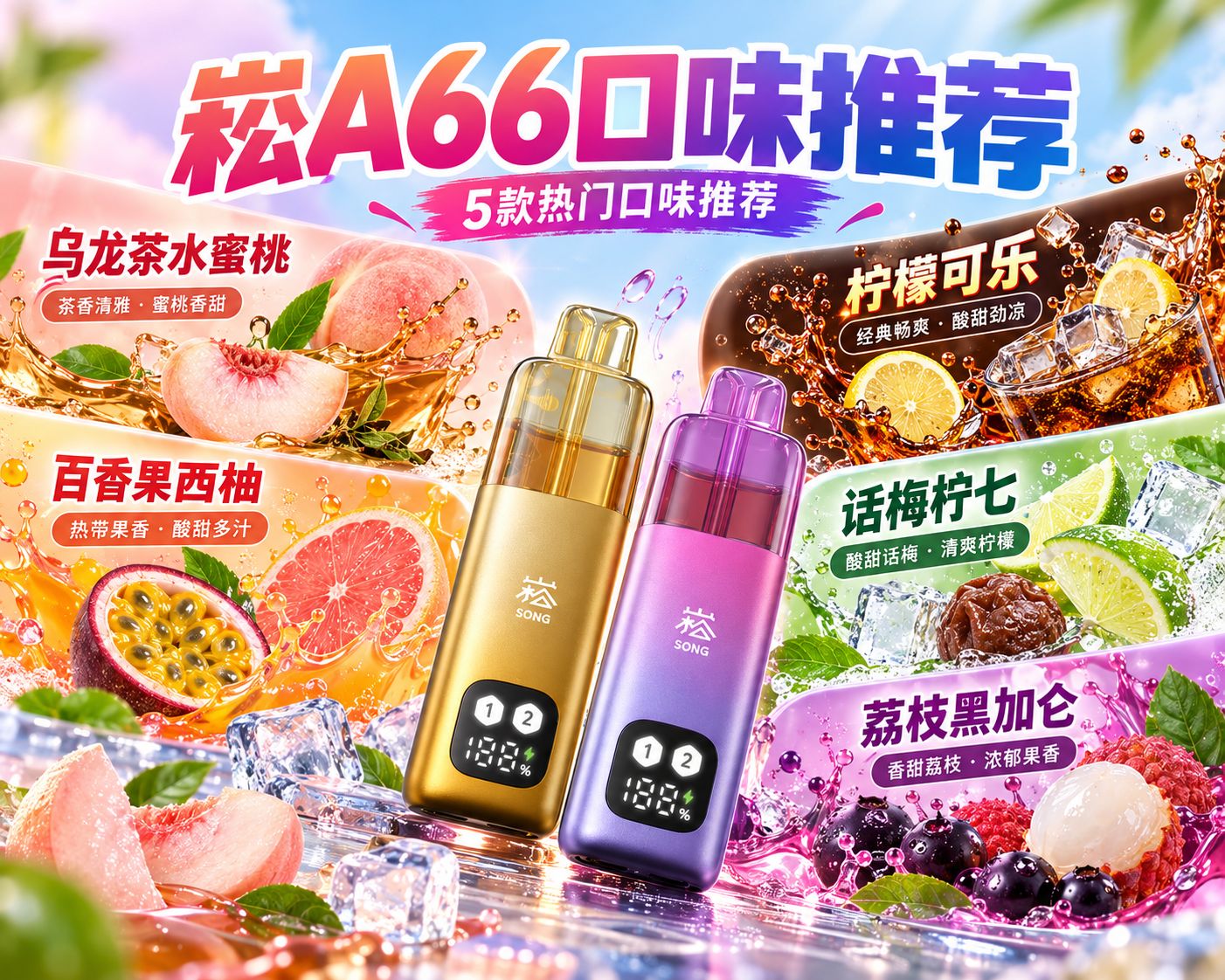 崧A66口味推荐：12组双口味排名，MIX档哪款最好？